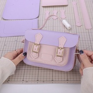 New Diy Handmade Bag Cambridge Style Hand Stitching With Sewing Tools Handel Shoulder Bag Accessories Beginners Bag Self-made