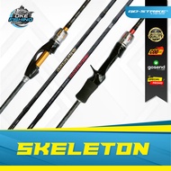 GOSTRIKE SKELETON Casting Rod | Ultralight Action XWrap Solid Carbon Spinning Rod 1-3Lbs K Guide Ant