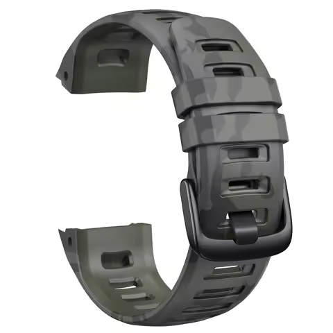 For Garmin Instinct Solar Slicone Strap Camo Colors 22mm Soft Rubber Wristband For Instinct 2/Tide/S
