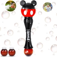 Bubble Wand for Kids Machine Blower Maker Outdoor Indoor Automatic Toy with Light & Music Party East