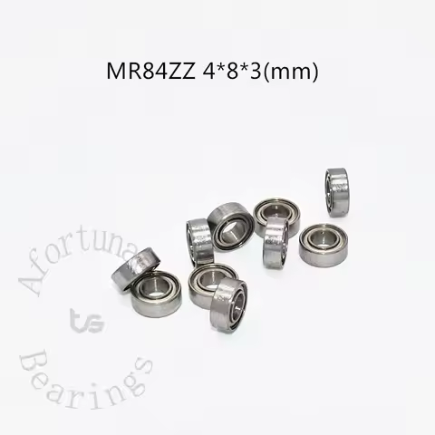 MR84ZZ 4*8*3(mm) 10pcs Chrome Steel Metal Sealed Bearings