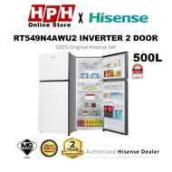Hisense 500L 2 Door Inverter Fridge Refrigerator RT529N4ABN
