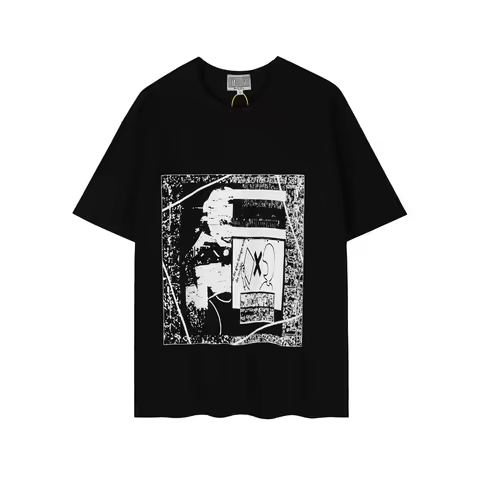Black Cav Empt T Shirt Men Women Oversized CAVEMPT T-Shirt Top Version Tee Tops