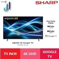 SHARP 75 Inch 4K UHD Google LED TV 4TC75HJ6000X