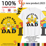 เสื้อยืด The Simpsons Worlds Best Dad Fathers Day Group V2