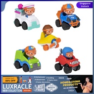 [instock] Blippi Mini Mobiles, 5 Pack Mini Vehicles - Features Character Toy Figure In Each Vehicle: Mobil s