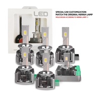 Car Flashing D3S LED Headlights HID D1S D2S D4S D5S D8S D1R D2R D3R LED 3500LM Two-sided CSP Chip 60