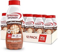 Premier Protein Shake COFFEEHOUSE, Caramel Macchiato, 30g Protein, No Added Sugar, 24 Vitamins & Min