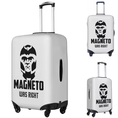 Magneto Was Right Suitcase Cover Protection Elastic Trip Luggage Protector Covers for 18-32 Inch