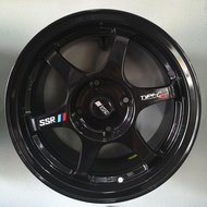 [MADE IN THAILAND] SSR SPORT RIM 15 inch 4H100 15x7.0JJ ET35 [LIGHT GOLD / BLACK]