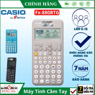 Máy tính Casio FX 880 BTG bản 2024 chính hãng Fx-880btg 3 màu xanh đen hồng cho học sinh cấp 2 cấp 3