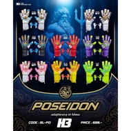 H3 Goalkeeper Gloves Gold POSEIDON Model