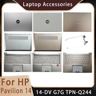 New For HP Pavilion 14-DV TPN-Q244;Replacemen Laptop Accessories Lcd Back Cover/Palmrest/Bottom/US Keyboard With LOGO