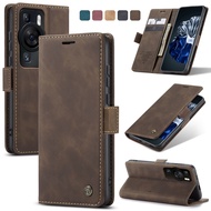 Phone Case For Huawei P60 P50 P40 P30 Pro / P40 P30 Lite / Nova 7i Retro Magnetic Leather Wallet Fli