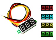 Digital Volt Meter DC0-100V 5V 9V 12V 24V ขนาด 0.28" ตัวเลข LED สีแดง