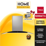 TEKA 1200m3/h Cooker Hood LDA-TC + Gas Hob VTCM700.3/HIC7322S/GVI 78 2G AI AL 2TR/GS 73 AI AL TR