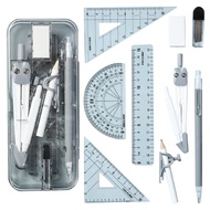 Ruler/compass set (black)