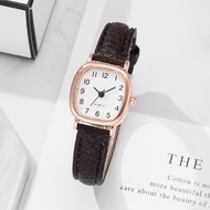 2024 New Womens Quartz Watch Retro Square Watches Fashionable Temperament Waterproof Watch Jam Tanga