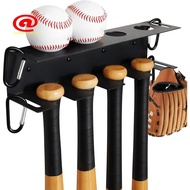 Baseball Bat Wall Mount, Baseball Holder and Bat Rack Mount on Wall for Display, Fence Dugout Organi