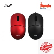 AVF AM-E100U-RD/BK Wired Optical Mouse (3 Month Warranty)