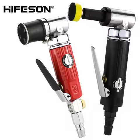 HIFESON 1-inch Pneumatic Point Grinder Sandpaper Polishing Machine Dust Point Grinder Automotive Par