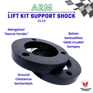 ARM Lift Kit Support Rubber Front Shock Heightening Pad Fortuner Innova Hilux 25CD
