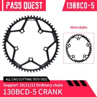 pass quest 130bcd 5 claw Round Oval bicycle narrow wide chainring road bike chain wheel 42T -52T Bic