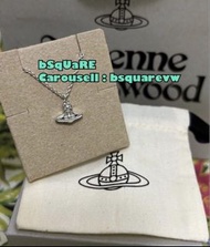 (有現貨！不用提問🙏🏻) 2026春夏補貨 經典款 Vivienne Westwood OSLO Pendant 925銀 迷你 土星 項鍊 項鏈 頸鍊 頸鏈 (保証正貨及全新) 專櫃價1690