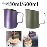 [Shamjina] Milk Frothing Pitcher, Coffee Frothing Pitcher Oblique Mouth Milk Frothing Jug for Milk F