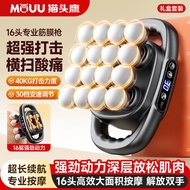 muscle massage gun mini massage gun Owl Fascia Gun Muscle Massager 16 Heads Electric Massage Gun Men