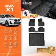 ONEMATE Car Floor Mat BMW X1 U11 (2023-Present) Premium TPE Waterproof Carpet Karpet Kereta
