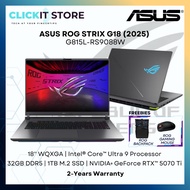 ASUS ROG Strix G18 G815L-RS9088W - 18'' WQXGA Intel Ultra 9 275HX 32GB DDR5 1TB M.2 SSD | RTX5070 Ti