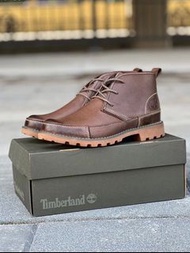 外國預訂 2色選 timberland 皮款logo 中幫鞋 皮鞋