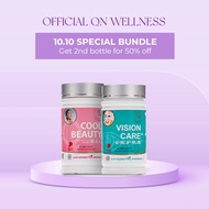 QN Wellness - Cool Beauty & Vision Care - 100% Plant Based - 60 Tablets x 2 Boxes