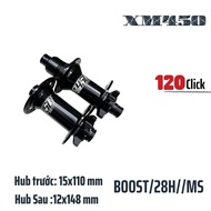 Đùm Xe Đạp KOOZER XM450 Boost Phanh Đĩa Trục Thép CrMo 28/32H 5X141/ 110x15  12X148 mm 11/12 Tốc Độ 