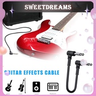 6.35 Electric Guitar Effect Pedal Cable 15cm Guitar Amplifier Patch Cord