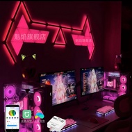 Gaming Room RGB Quantum Light Intelligent Odd Light Board Honeycomb Light Triangle Pickup Atmosphere