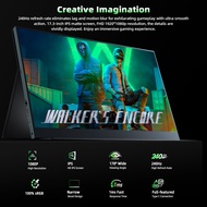 UPERFECT K5 UGame 240Hz หน้าจอเกม17.3นิ้ว1080P HDR 1MS Freesync จอแสดงผลแบบพกพาสำหรับพีซี Laptop เเม