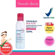 BIODERMA MATA Sensibio H2O Eye 125BioDerma ML|BPOM 100% Original|Makeup Remover for Eye Area|Lips Li