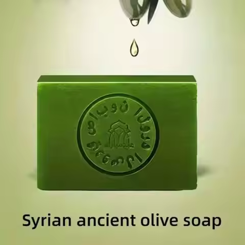 Syria olive handmade soap, ancient handmade soap, gently cleans and removes makeup, bathes the whole