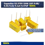 2PIECES X2 Condenser Capasitor MEX TENTA 0.1uF 0.82uF  0.68uf 0.47uf 0.1uf 0.01/0.1/0.33/0.47 qualit