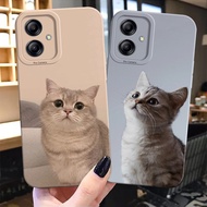 Silkon Samsung A04 A04E - Softcase Samsung A04 A04E Case Cute Cat Motif