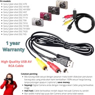 Kabel Cable USB AV Audio Video RCA Digital Camera Sony Cyber-Shot DSC-H70 DSC-HX100 DSC-HX100V DSC-H