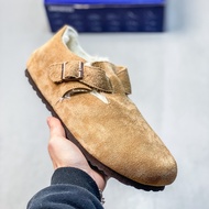 BIRKENSTOCK Men Women Suede Fur Shoes Winter Warm Shoes