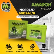 Installation Provided Amaron FLO NS60 NS60L NS60R 60B24L 55B24L Car Battery Bateri Kereta Vios Altis