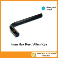 4mm Kunci Allen / Hex Sepana ( lengan pendek )/ Allen Key / Hex Key / Hex Wrench (Short Arm) -10 pcs