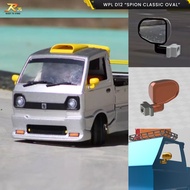 WPL D12 Classic Oval Rear Mirror - Body Part RC Drift 3D Print