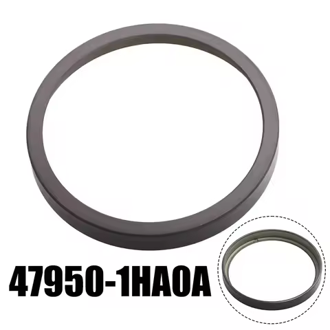 1pc Wheel Speed Sensor Tone Ring For Nissan For Versa 2012-2019 47950-1HA0A Black ABS Sensor Seal Ri