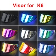 Helmet Visor suitable for AGV K6 K6S Helmet Shields Replacement Windshield Sunshield Full Face Casco