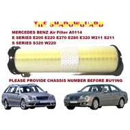 MERCEDES BENZ Air Filter A0114 E SERIES E200 E220 E270 E280 E320 W211 S211 S SERIES S320 W220